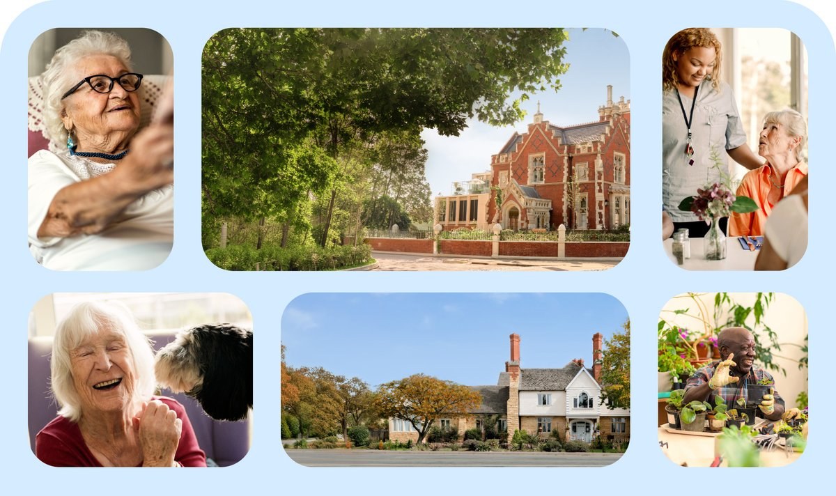 Residents and their families at UK care homes