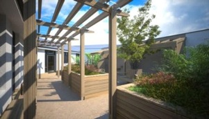 Courtyard - artist's impression