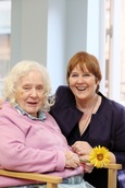 Maitland Park resident with Cllr Pat Callaghan