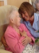 Gladys and Bev have found a mutual bond through singing