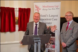 Mr Neil MSP and Mr Hennessey, director, Meallmore Ltd