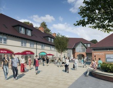 Artist's impression of Waypoints care home in Upton