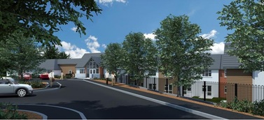 Computer-generated image of the proposed care home in Castleton