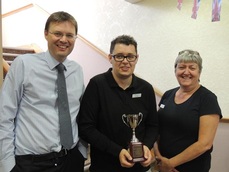 From left Chris Ball - Managing Director of Maria Mallaband Care Group and Countrywide Care Homes, Alan Hickson – Activities Coordinator & Helen Hopkinson – Care Home Manager.