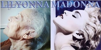 Lily strikes a pose as Madonna on the 'True Blue' album. Credit: Sydmar Lodge Care Home