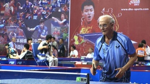 Star of Ping Pong, 89-year-old Les D’arcy, British table tennis champion 