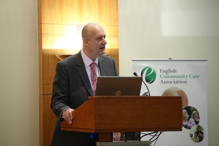 ECCA chief executive Martin Green speaks at last year's conference
