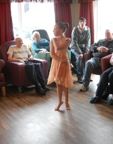 Ellie made her grandmother very proud with her ballet performance