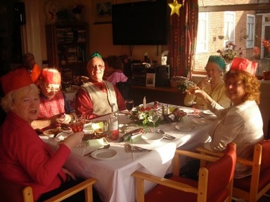 Christmas dinner is a special event at Regal care homes