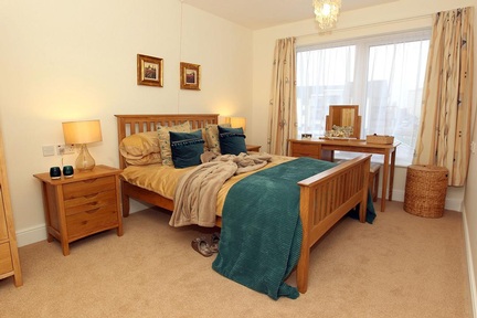 A typical apartment bedroom at Pannel Croft Village