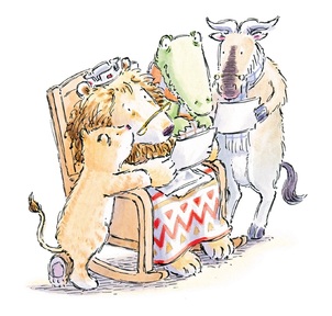 Lovely Old Lion, written by Julia Jarman, illustrated by Susan  Varley