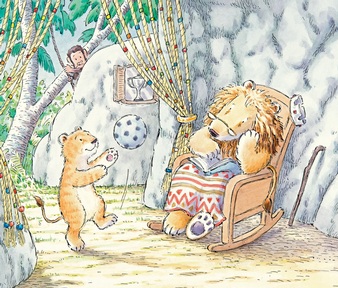 Lovely Old Lion, written by Julia Jarman, illustrated by Susan  Varley