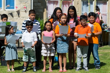 Children's choir from Gloucester Filipino Couple for Christ