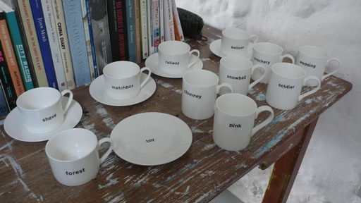 Crockery designed by Jonty Lees and Reiko Kaneko