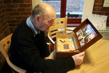 Chloe's Music Memory Box being used