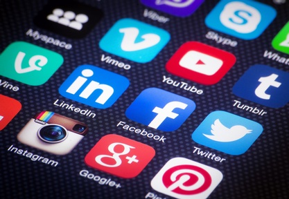 Social media logos. Credit: Twin Design/Shutterstock.com