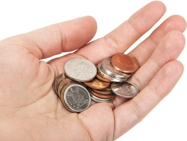 Tommy no longer knows the value of different types of coins