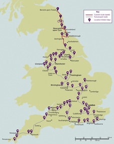 Terry Keen's route through England