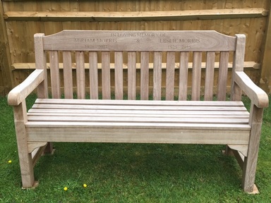 The Donnington Care Home's memorial bench