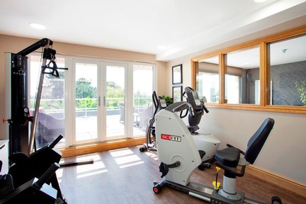 The Hazelwell Care Home's rooftop gym