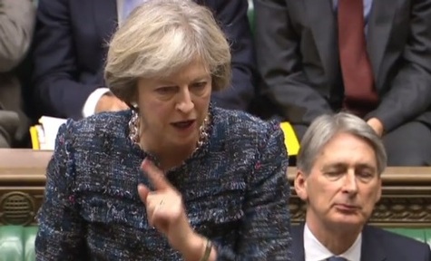 Prime Minister Theresa May battles Jeremy Corbyn on her 100th day as Conservative leader