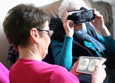 Virtual reality reminiscence at Barnes Court Care Centre