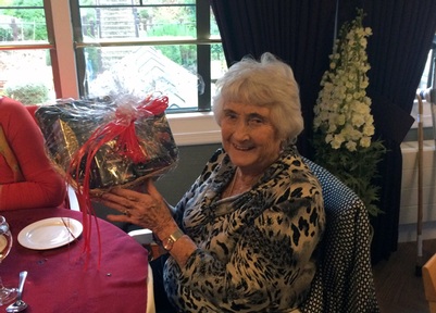 A resident prepares a hamper at brighterkind's Meyrick Rise