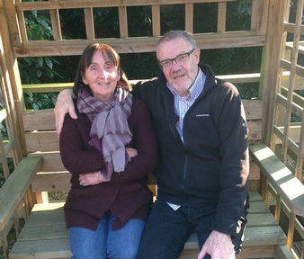 The happy couple in March 2016