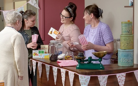Residents pop in daily for a little treat at the sweet shop