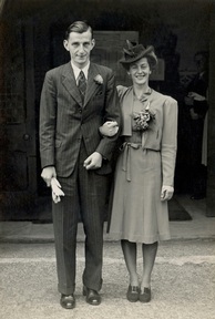 Betty and Charles at their Wedding