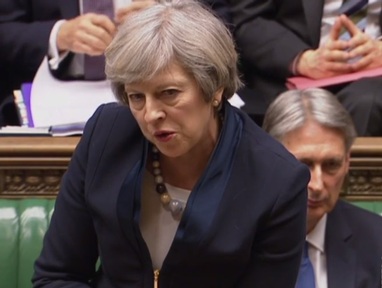 Credit: Theresa May/Parliament TV