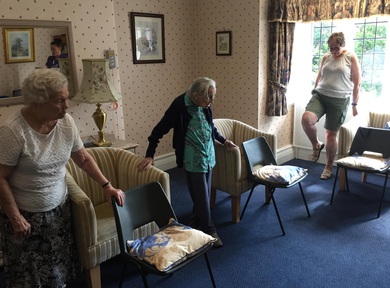 Residents at Brookfield Care Home learn to find the right balance
