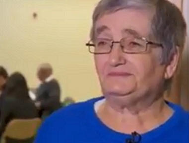 Rosa Peterson, who has dementia, wrote the play 'A horse called Freedom' Credit: BBC