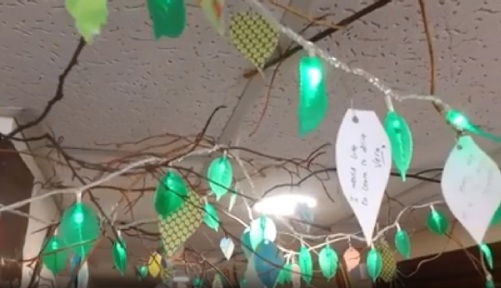 Care home's wishing tree Credit: Care UK