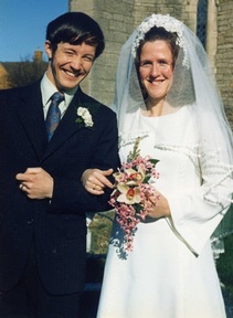 John and Rosemary on their wedding day