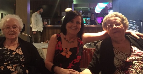 Ladies who love to club: Margaret and June out in an Ipswich nightclub. Credit: Greensleeves Care