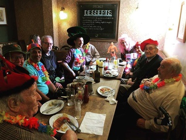 Lads out on a care worker's  stag night prefer pubs to clubs. Credit: Greensleeves Care