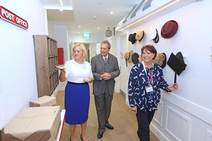 John Middleton gets a tour of Montpellier Manor Care home.  Credit: MHA
