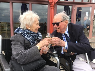 Douglas and Olive Bell only have eyes for each other.  Credit: Cramond Residence