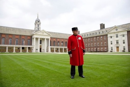 Colin Thackery at home at Royal Hospital Chelsea. Credit: Britain's Got Talent.