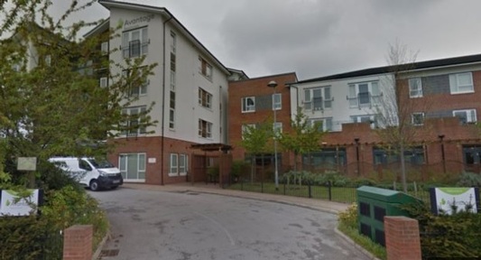 The retirement complex before its partial collapse. Credit: Google