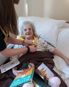 Pip Peak is ecstatic about being made a member of local Beaver group. Credit: Westgate Healthcare