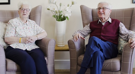 Mike and Maureen Hannan. Credit: Hambleton Grange Care Home