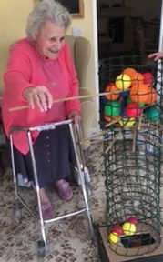 Kerplunk played by residents at Fir Villa Residential Home. Credit: Fir Villa Residential Home.