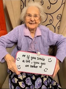 'Smile a lot' says a Ladydale resident. Credit: Ladydale Residential and Dementia care home.