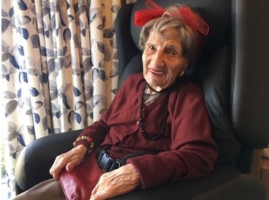 106 year old Freda Hodgson. Credit: carehome.co.uk