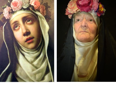 St Rose of Lima by Carlo Dolci and Molly from Belong Crewe. Credit: Belong Crewe