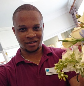 Andrew Rowe, senior activities coordinator at Arbrook House. Credit: Bupa
