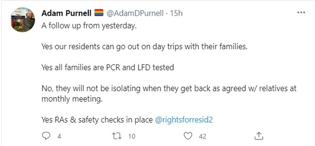 Adam Purnell, care quality lead at Kepplegate Care Services @AdamDPurnell on Twitter
