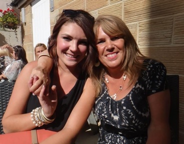 Photograph of Jess Crawford and her mum taken in earlier times. Credit: Jess Crawford